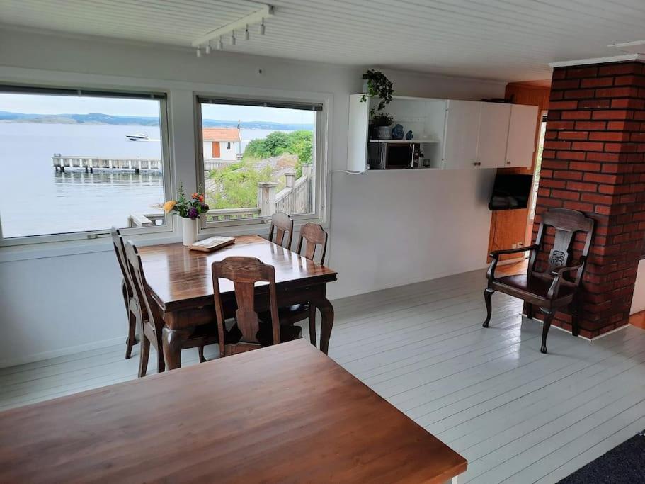 Cabin At The Sea Close To Public Beach With A Jumpingtower Hoviksnas 외부 사진